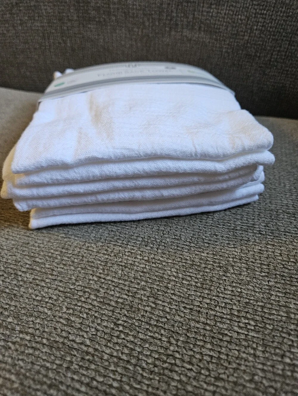 NWT Huntington Home 5 Pack 100% Cotton Flour Sack Towels
